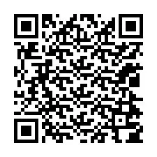 QR-koodi puhelinnumerolle +12024704055