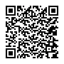 QR-koodi puhelinnumerolle +12024704057