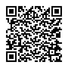 QR-koodi puhelinnumerolle +12024725884