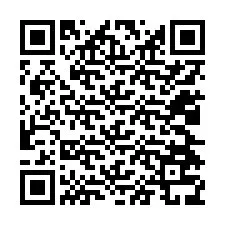 QR-koodi puhelinnumerolle +12024739333