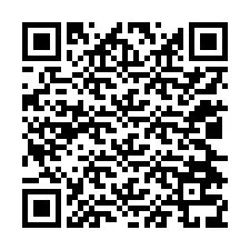 QR-koodi puhelinnumerolle +12024739334