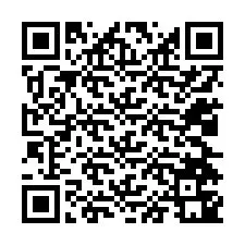 Código QR para número de teléfono +12024741733