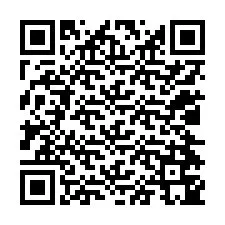 QR-koodi puhelinnumerolle +12024745298