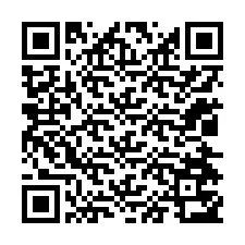 QR-koodi puhelinnumerolle +12024753385