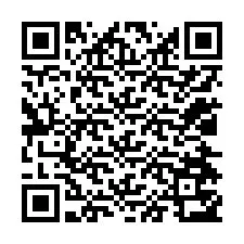 Código QR para número de telefone +12024753389