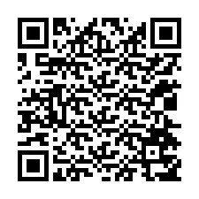 QR-код для номера телефона +12024757750