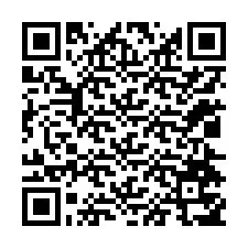 QR код за телефонен номер +12024757751