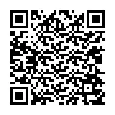 QR-koodi puhelinnumerolle +12024757752