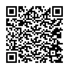 QR Code สำหรับหมายเลขโทรศัพท์ +12024757753