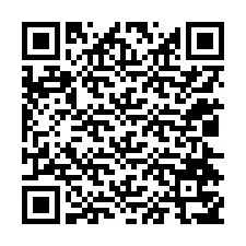 Kode QR untuk nomor Telepon +12024757754