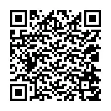 QR-koodi puhelinnumerolle +12024757758