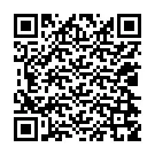 QR-koodi puhelinnumerolle +12024759078