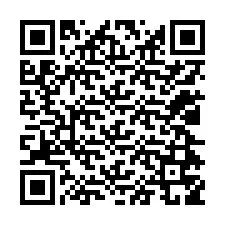 QR код за телефонен номер +12024759079