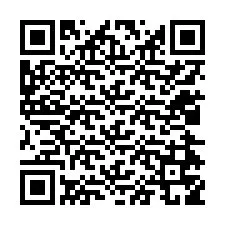 QR-koodi puhelinnumerolle +12024759086