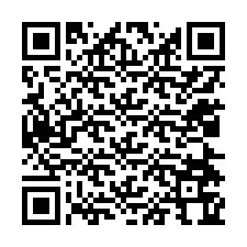 Kode QR untuk nomor Telepon +12024764306