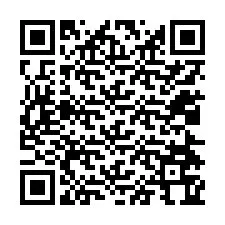 QR-koodi puhelinnumerolle +12024764313