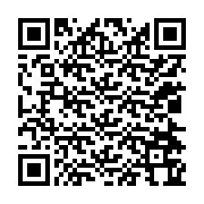 QR-koodi puhelinnumerolle +12024764314