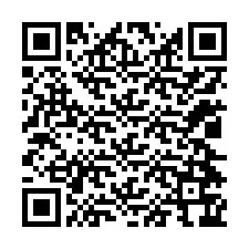 QR Code สำหรับหมายเลขโทรศัพท์ +12024766271