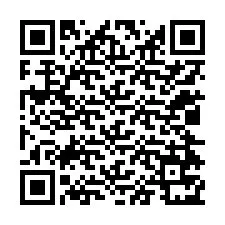 QR-koodi puhelinnumerolle +12024771494