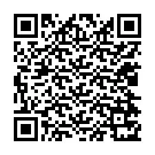 Código QR para número de teléfono +12024771496