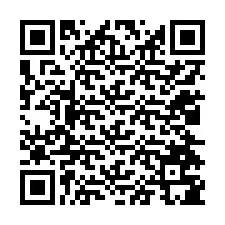 QR-koodi puhelinnumerolle +12024785796