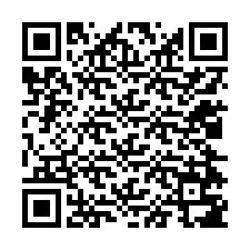 QR-koodi puhelinnumerolle +12024787496