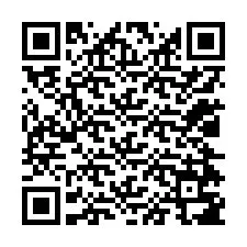 QR-koodi puhelinnumerolle +12024787499