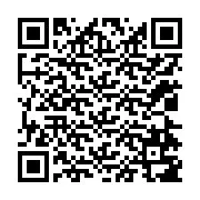 QR-code voor telefoonnummer +12024787501