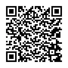 QR-koodi puhelinnumerolle +12024787505