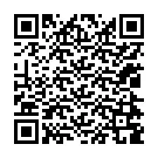 Código QR para número de telefone +12024789045