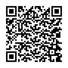 Código QR para número de teléfono +12024789054