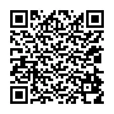 QR-koodi puhelinnumerolle +12024818504