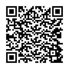 Código QR para número de telefone +12024843236