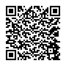 QR-koodi puhelinnumerolle +12024847799