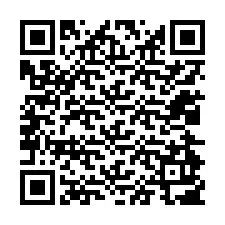 Código QR para número de telefone +12024907187