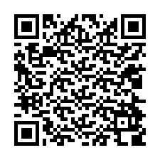 Código QR para número de telefone +12024908612