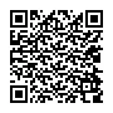 Código QR para número de teléfono +12024908616