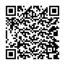 QR код за телефонен номер +12024908694