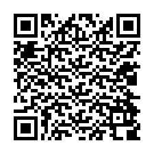 QR-koodi puhelinnumerolle +12024908696