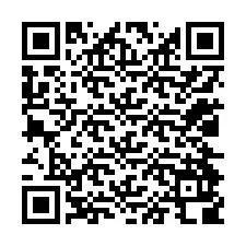 QR-koodi puhelinnumerolle +12024908699