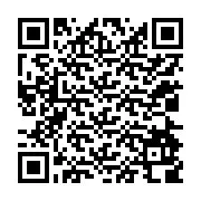 QR-koodi puhelinnumerolle +12024908704