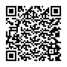 Código QR para número de telefone +12024909024