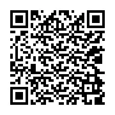 Código QR para número de teléfono +12024909028