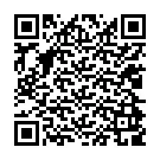 QR код за телефонен номер +12024909062