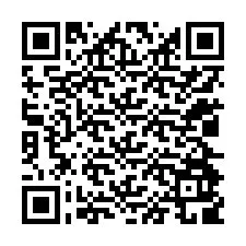 QR-koodi puhelinnumerolle +12024909364