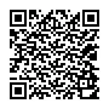 QR код за телефонен номер +12024910179