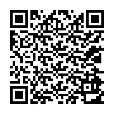 QR kód a telefonszámhoz +12024912889