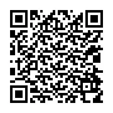 QR код за телефонен номер +12024918640