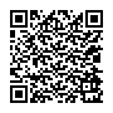 QR-код для номера телефона +12024921984