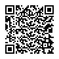 QR-code voor telefoonnummer +12024924005